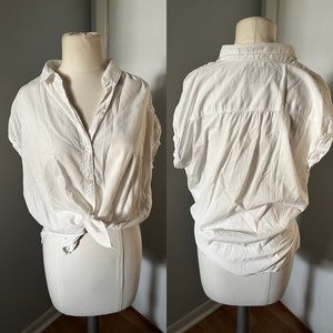 Abercrombie and Fitch front tie shirt